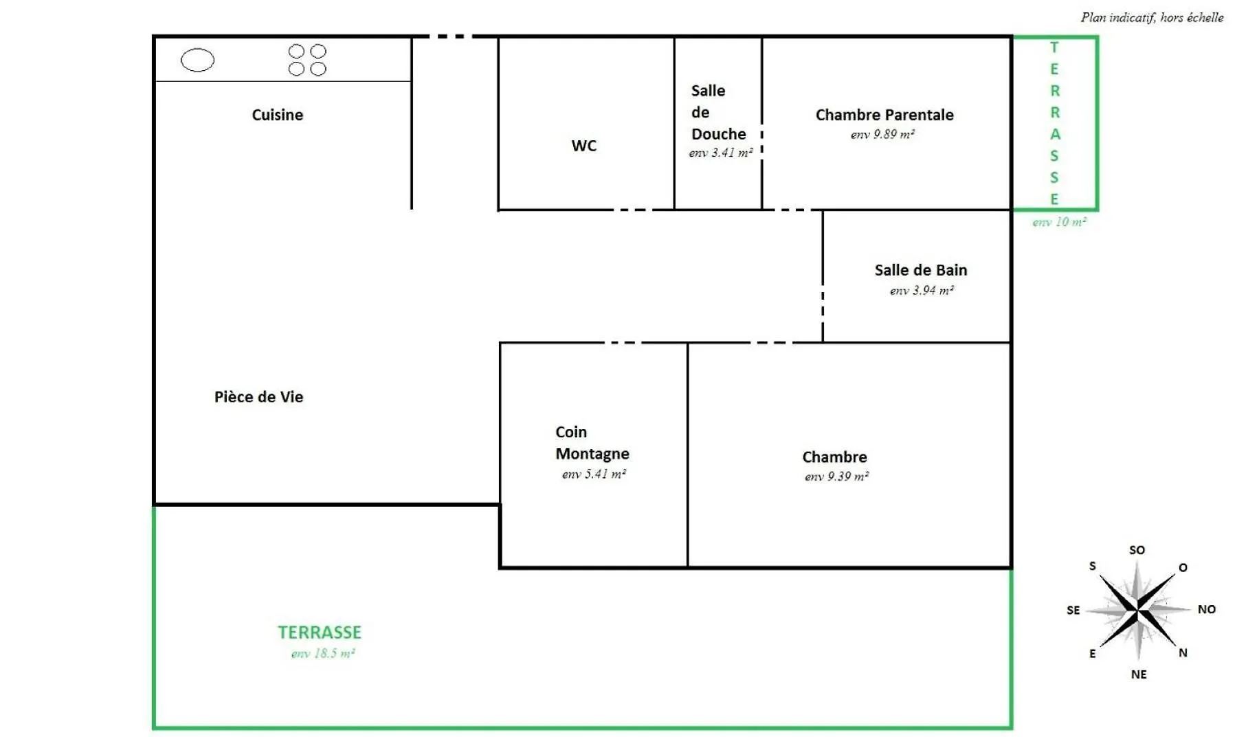 Residence Chalune - Appartement Classe 4 Etoiles, 2 Chambres + Cabine Mae-0951 Les Gets
